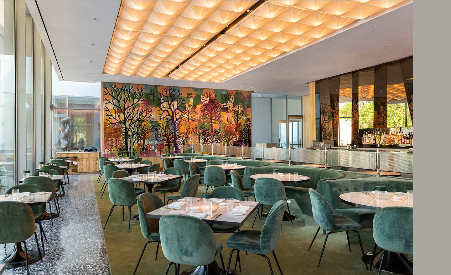 Steven Harris Architects LLP - Le Jardinier Restaurant, MFAH