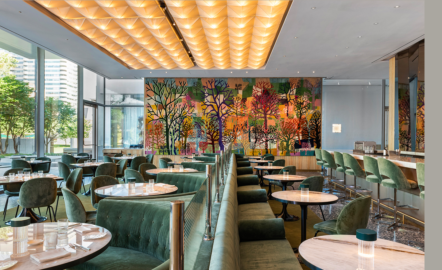 Steven Harris Architects LLP - Le Jardinier Restaurant, MFAH